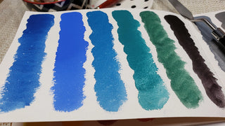 Handmade Watercolor Paint 1/2 Pans