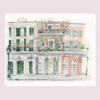 "Studio in Spring" Watercolor Fine Art Print