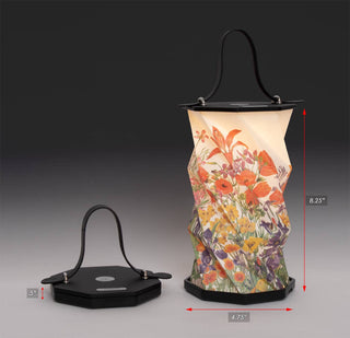 Modgy Mary Vaux Walcott Botanical Watercolor Origami Lantern