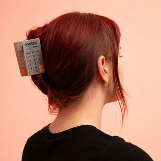 Calculator Hair Claw Clip