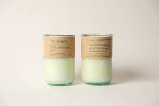 Louisiana Disaster Relief - Jasmine Candle Eco Soy Recycled: Louisiana