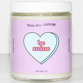Cool Girl Be Mine Valentine's Day Candle