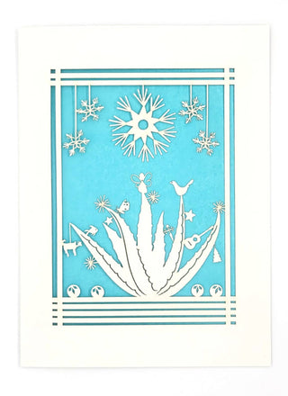 Agave Holiday Card: A7 - 5.125'' x 7'' / Orange