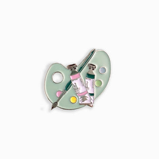 Artist Palette Enamel Pin