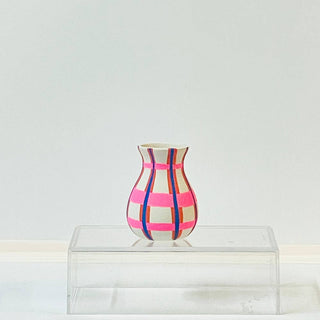 VASE - MINI PLAID