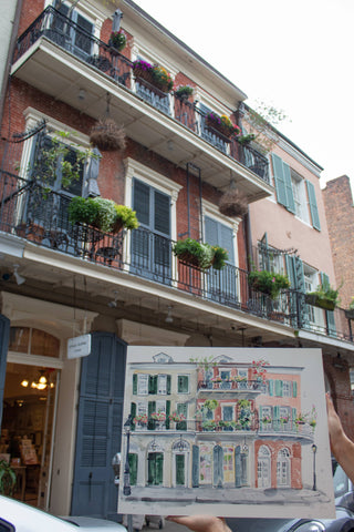 "Studio in Spring" Watercolor Fine Art Print