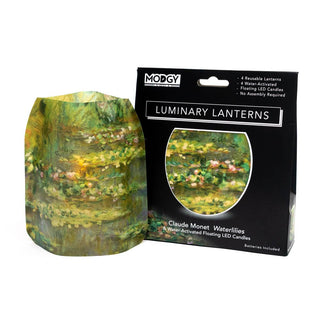 Luminary Lantern - Claude Monet Waterlilies