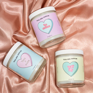 Cool Girl Be Mine Valentine's Day Candle