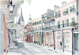 "Cathedral View" Watercolor Note Card