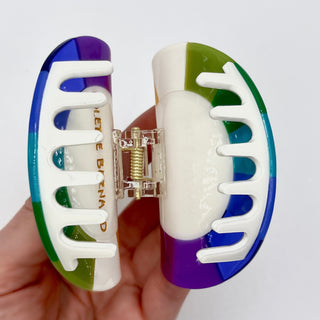 Color Wheel Hair Claw Clip
