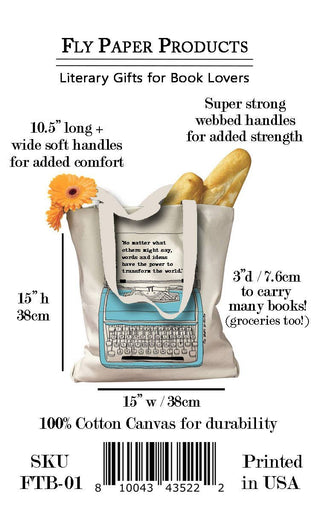 Words and Ideas have Power Organic Cotton Tote