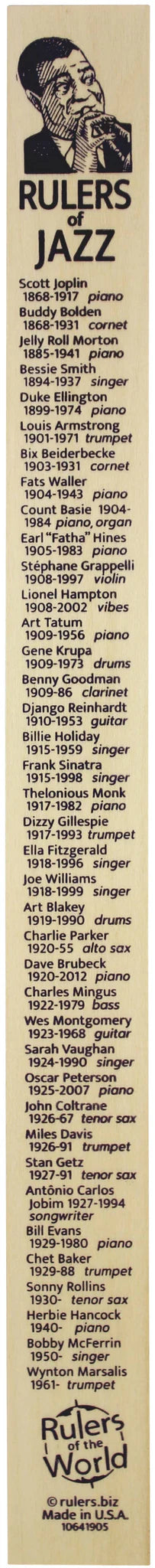 Rulers of Jazz Ruler