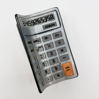 Calculator Hair Claw Clip