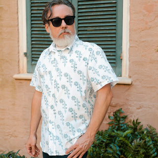 HNOC SHORT SLEEVE BUTTON UP FLORAL 2023