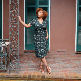 HNOC Wrap Dress Floral 3 2023