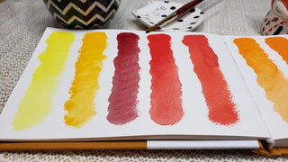 Handmade Watercolor Paint 1/2 Pans