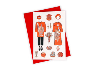 Vietnamese Wedding Card