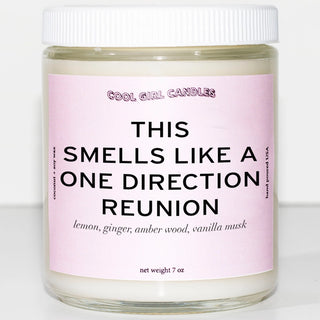One Direction Candle