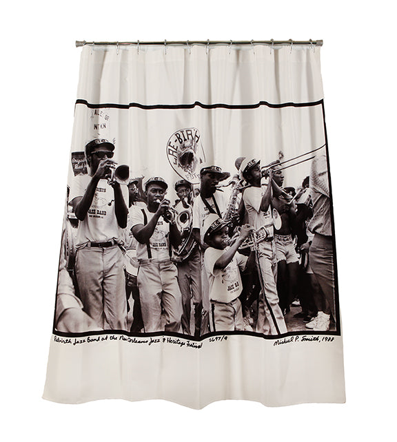 REBIRTH BRASS BAND SHOWER CURTAIN The Shop at The Collection