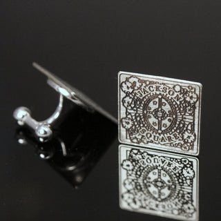 JACKSON SQUARE SILVER CUFFLINKS