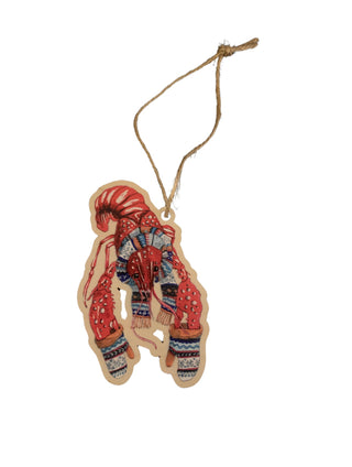 Emma Fick Wooden Ornaments Crawfish