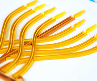 Hanukkah Menorah Quilled Card