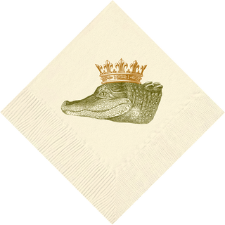 King Gator Cocktail Napkins | Alexa Pulitzer
