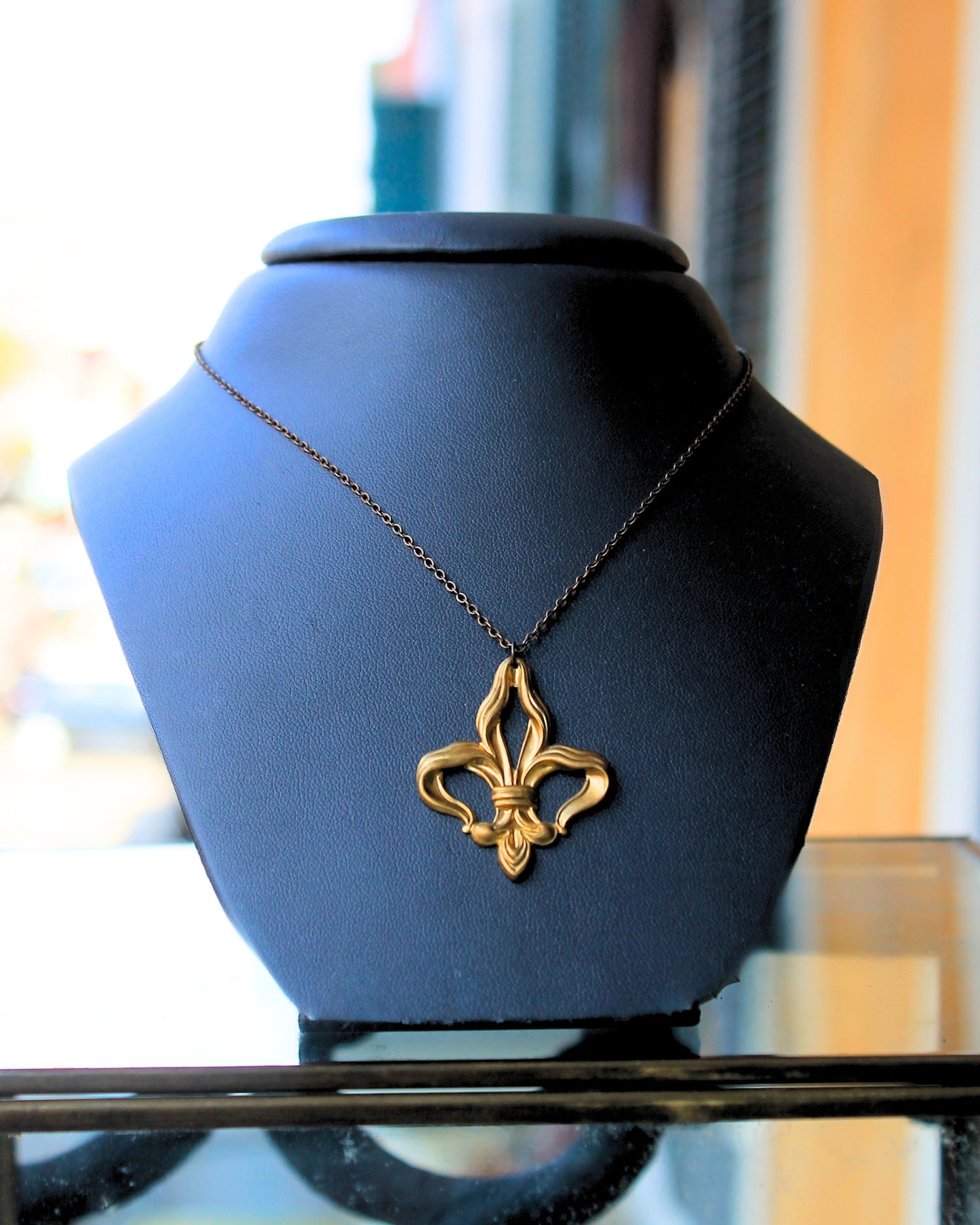 Fleur De Lis Necklace by Beatrixbell