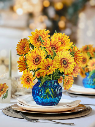 Sunflower (8 Pop-Up Greeting Cards)