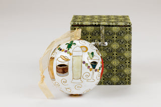Drinks of Nola Kitty Keller Ornament (White Background)