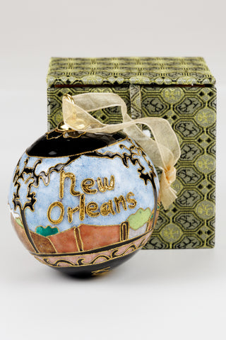 New Orleans Balcony Kitty Keller Ornament