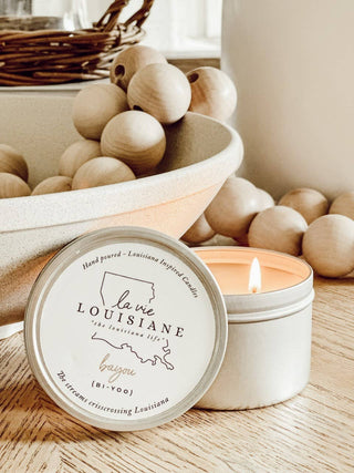 La Vie Louisiane Candle - BAYOU - 8oz Tin