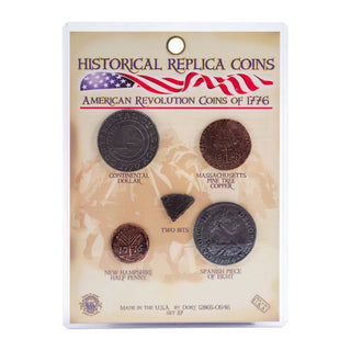 Replica Coin Set Coins of The American Revolution 1776