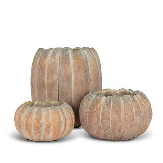 Lg Tall Pumpkin Planter-8.5"H-2410