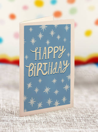 Mini Confetti Birthday Cake Pop-up Greeting Card