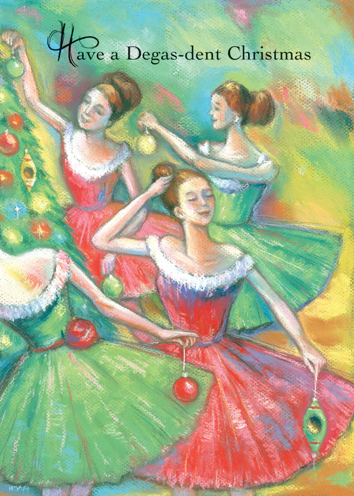 DEGAS-DENT CHRISTMAS (SINGLE NOTECARD)