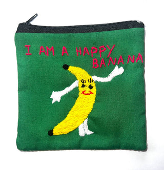 "Chalee" Hand Embroidered Pouches by Hmong Youth in Laos