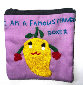 "Chalee" Hand Embroidered Pouches by Hmong Youth in Laos