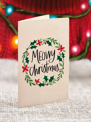 Mini Christmas Kitten  (10 Mini Pop-up Greeting Cards)