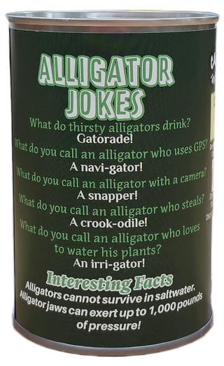 Rex the Canned Alligator