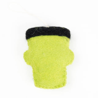 Ornament - Felt Frankenstein Head - Halloween Decor - NEW!
