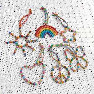 Kantha Peace Symbol Hanging Decor