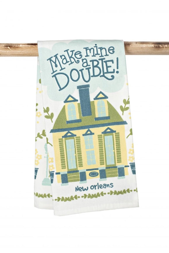 Kitchen Towel - Make Mine a Double