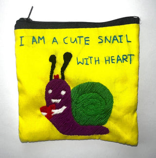 "Chalee" Hand Embroidered Pouches by Hmong Youth in Laos
