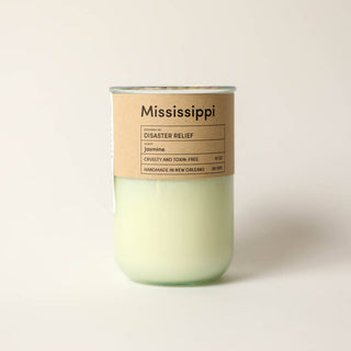 MS Disaster Relief - Jasmine Scented Candle Eco Coconut Soy