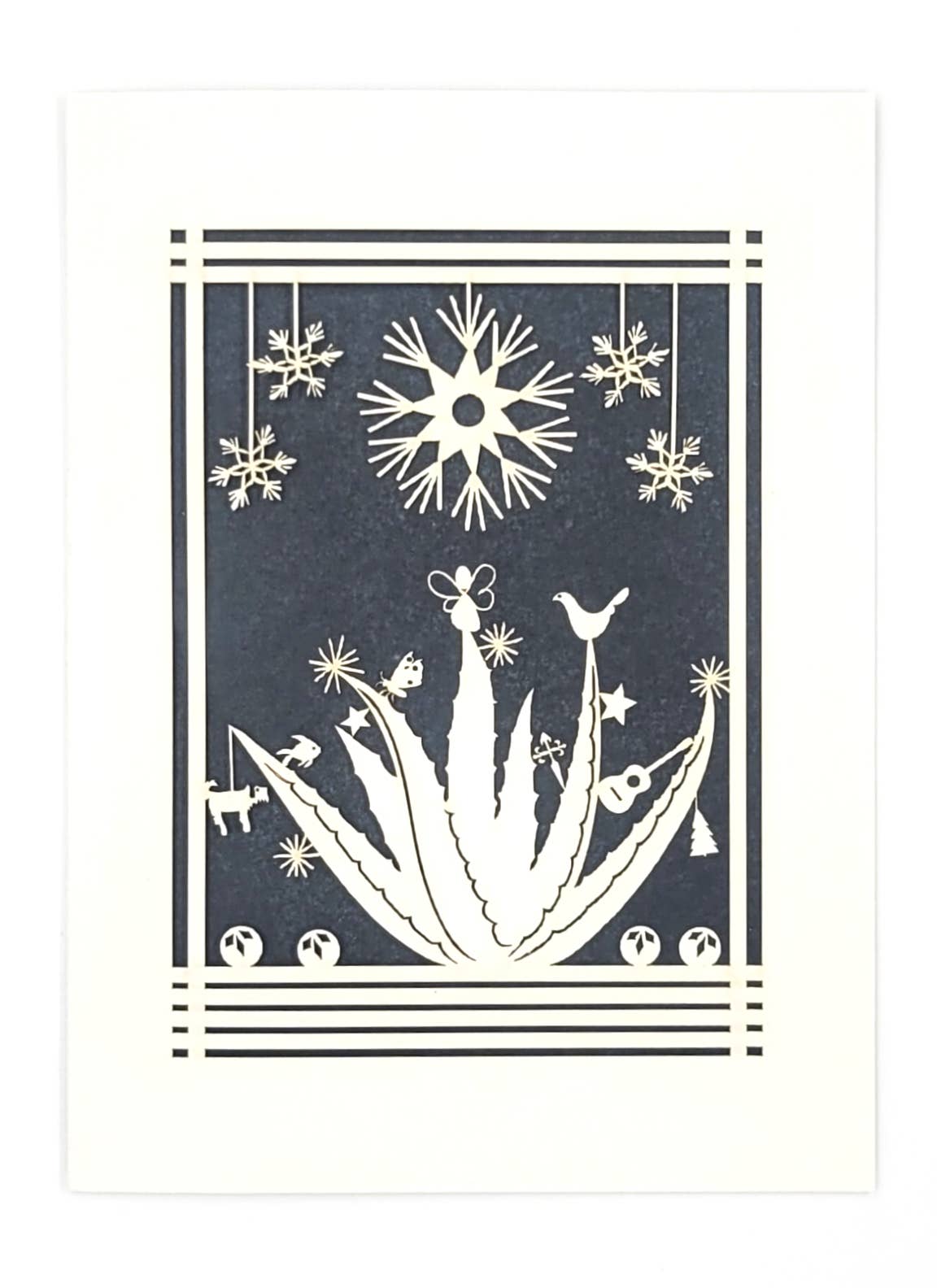 Agave Holiday Card: A7 - 5.125'' x 7'' / Orange