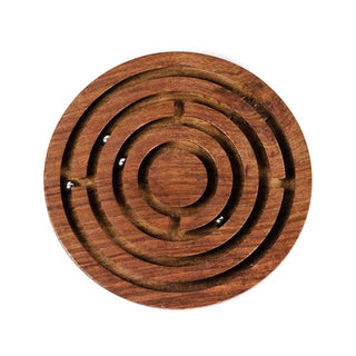 Classic Labyrinth Game -  Hand Carved Wood