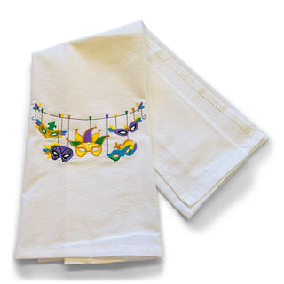 Towel - Mardi Gras Masks