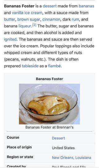 Bananas Foster -  Scented Candle