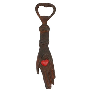 Hand with Heart Bottle Opener